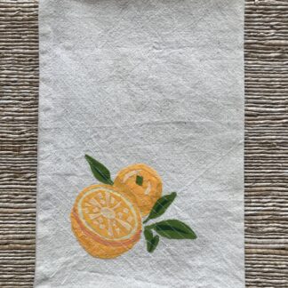 Calyz Oranges Tea Towel